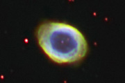 M57 Ring Nebula (Hubble palette)